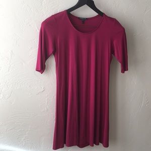 Eileen Fisher burgundy dress